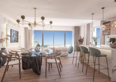 Soleia living kitchen/dining room - Lunde & Nieto