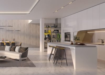 Zafiro living kitchen - Lunde & Nieto