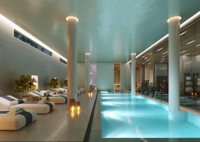 Earth Marbella indoor pool - Lunde & Nieto