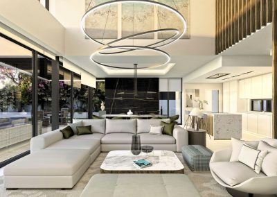 Absolute Banus living/kitchen - Lunde & Nieto