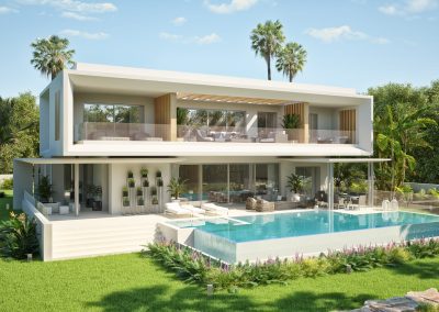 Villa Klimt front view - Lunde & Nieto